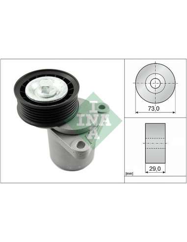 Brazo tensor, correa poli V Ina 534 0128 20 - Tensor  Correa auxiliar DriveAlign®