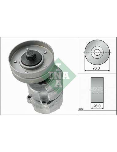 Brazo tensor, correa poli V Ina 534 0135 30 - Tensor  Correa auxiliar DriveAlign®