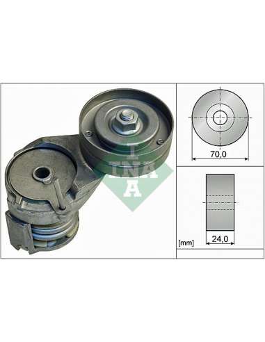 Brazo tensor, correa poli V Ina 534 0138 30 - Tensor  Correa auxiliar DriveAlign®