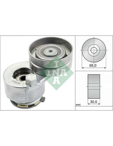 Brazo tensor, correa poli V Ina 534 0142 30 - Tensor  Correa auxiliar DriveAlign®