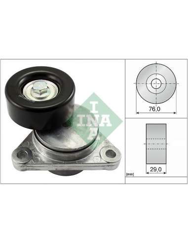 Brazo tensor, correa poli V Ina 534 0290 10 - Tensor  Correa auxiliar DriveAlign®