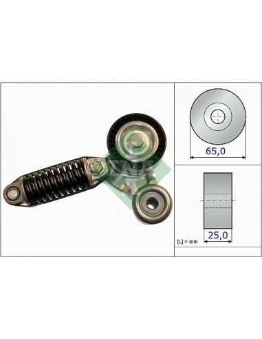 Brazo tensor, correa poli V Ina 534 0314 10 - Tensor  Correa auxiliar DriveAlign®