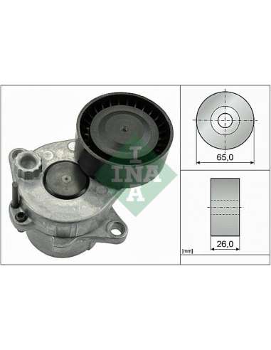 Brazo tensor, correa poli V Ina 534 0337 10 - Tensor  Correa auxiliar DriveAlign®
