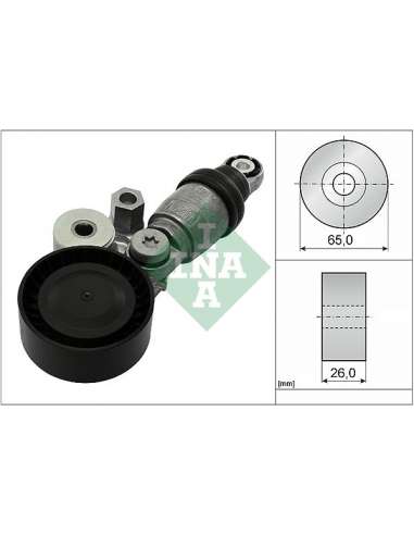 Brazo tensor, correa poli V Ina 534 0342 10 - Tensor  Correa auxiliar DriveAlign®
