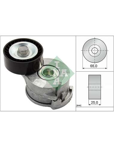 Brazo tensor, correa poli V Ina 534 0369 10 - Tensor  Correa auxiliar DriveAlign®