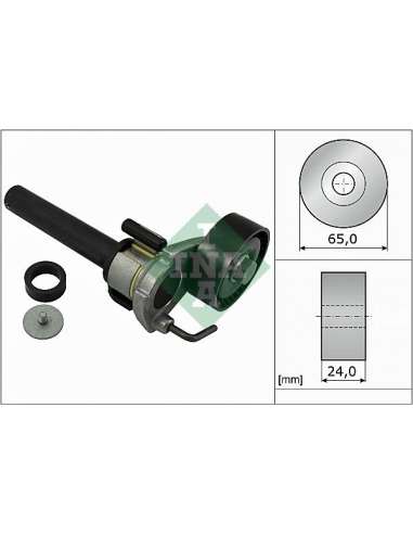 Brazo tensor, correa poli V Ina 534 0422 10 - Tensor  Correa auxiliar DriveAlign®