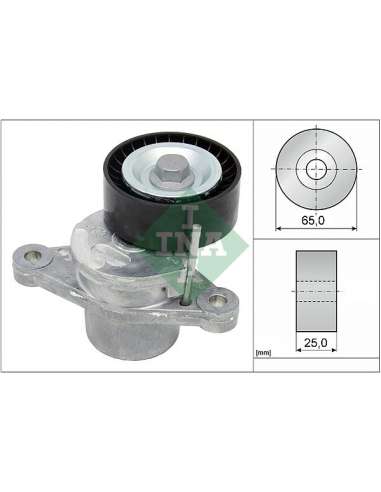 Brazo tensor, correa poli V Ina 534 0427 10 - Tensor  Correa auxiliar DriveAlign®