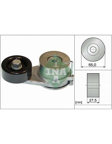 Brazo tensor, correa poli V Ina 534 0429 10 - Tensor  Correa auxiliar DriveAlign®