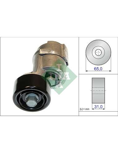 Brazo tensor, correa poli V Ina 534 0430 10 - Tensor  Correa auxiliar DriveAlign®