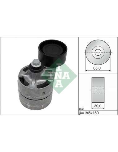 Brazo tensor, correa poli V Ina 534 0434 10 - Tensor  Correa auxiliar DriveAlign®
