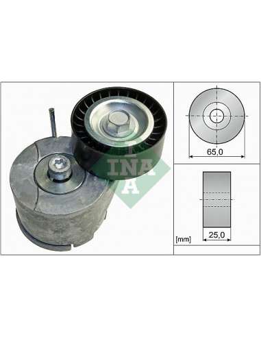 Brazo tensor, correa poli V Ina 534 0455 10 - Tensor  Correa auxiliar DriveAlign®