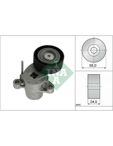 Brazo tensor, correa poli V Ina 534 0507 10 - Tensor  Correa auxiliar DriveAlign®