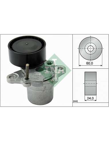 Brazo tensor, correa poli V Ina 534 0510 10 - Tensor  Correa auxiliar DriveAlign®