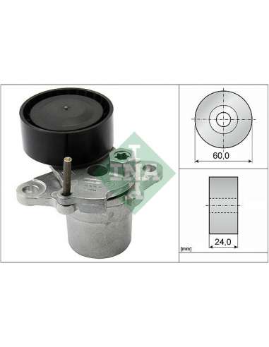 Brazo tensor, correa poli V Ina 534 0546 10 - Tensor  Correa auxiliar DriveAlign®