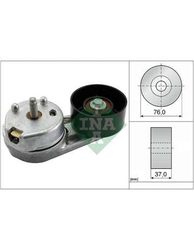 Brazo tensor, correa poli V Ina 534 0597 10 - Tensor  Correa auxiliar DriveAlign®