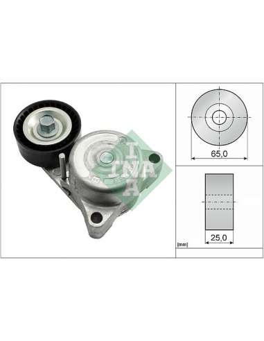 Brazo tensor, correa poli V Ina 534 0638 10 - Tensor  Correa auxiliar DriveAlign®