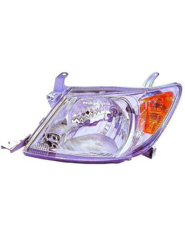 Faro principal Der. Iparlux 11343502 - FARO.DCH.MAN/ELEC. AMB. CROMD.H4.TO YOTA  HILUX  VIGO  PICK-UP  (05--11