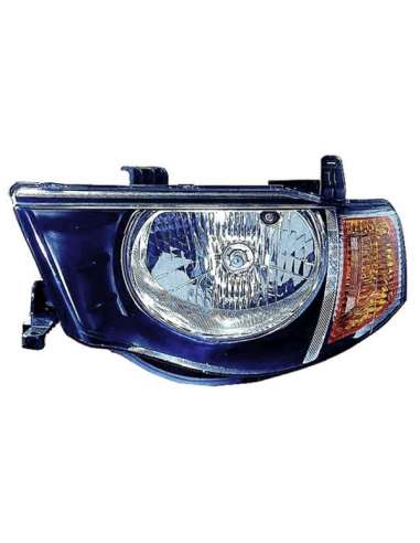 Faro principal Izq. Iparlux 11515821 - FARO.IZQ.ELEC.AMBAR.H4.DOBLEMITSUBI SHI  L200  (06--)