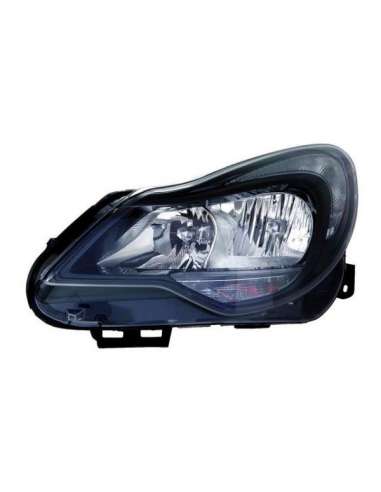 Faro principal Izq. Iparlux 11900991 - FARO IZQ.ELEC/MOT.NEGRO  H1+H7OPEL CORSA D  (11--14)