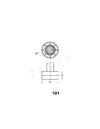 Tensor de correa, correa dentada Japko 45101 - JAPKO SEGMENTO PISTÓN IPS Parts