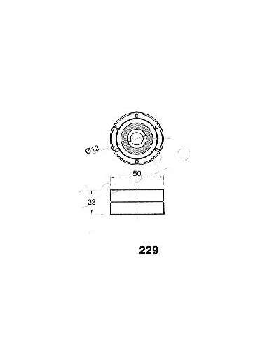 Tensor de correa, correa dentada Japko 45229 - JAPKO SEGMENTO PISTÓN IPS Parts