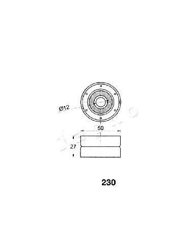 Tensor de correa, correa dentada Japko 45230 - JAPKO SEGMENTO PISTÓN IPS Parts