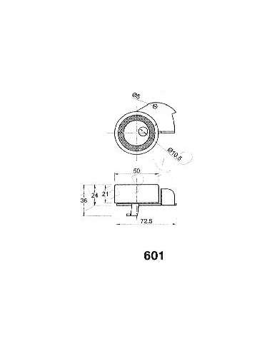 Tensor de correa, correa dentada Japko 45601 - JAPKO SEGMENTO PISTÓN IPS Parts