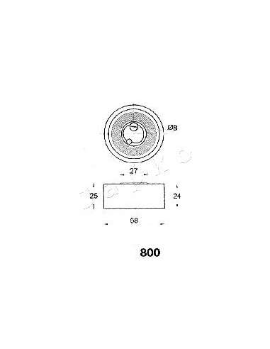 Tensor de correa, correa dentada Japko 45800 - JAPKO SEGMENTO PISTÓN IPS Parts