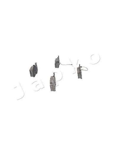 Juego de pastillas de freno Del. Japko 500035 - JAPKO JGO. PASTILLAS FRENO