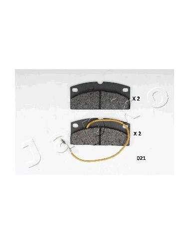 Juego de pastillas de freno Del. Japko 50021 - Brake Pad Set, disc brake