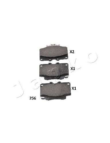 Juego de pastillas de freno Del. Japko 50256 - JAPKO JGO. PASTILLAS FRENO