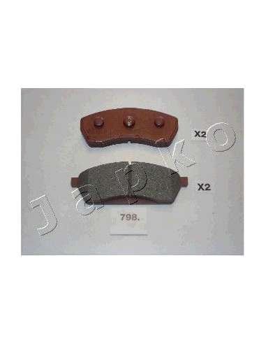Juego de pastillas de freno Del. Japko 50798 - JAPKO JGO. PASTILLAS FRENO
