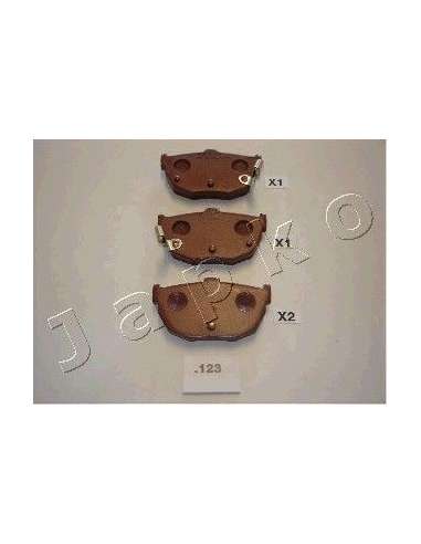 Juego de pastillas de freno Tras. Japko 51123 - JAPKO JGO. PASTILLAS FRENO