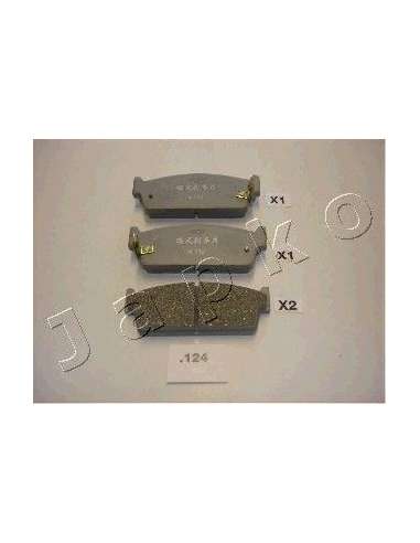 Juego de pastillas de freno Tras. Japko 51124 - JAPKO JGO. PASTILLAS FRENO