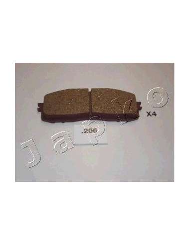 Juego de pastillas de freno Tras. Japko 51206 - JAPKO JGO. PASTILLAS FRENO