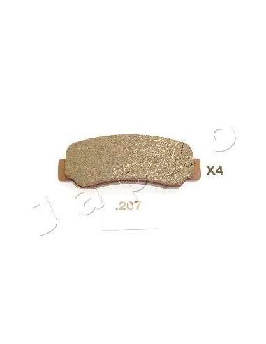 Juego de pastillas de freno Tras. Japko 51207 - Brake Pad Set, disc brake