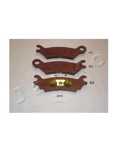 Juego de pastillas de freno Tras. Japko 51300 - Brake Pad Set, disc brake