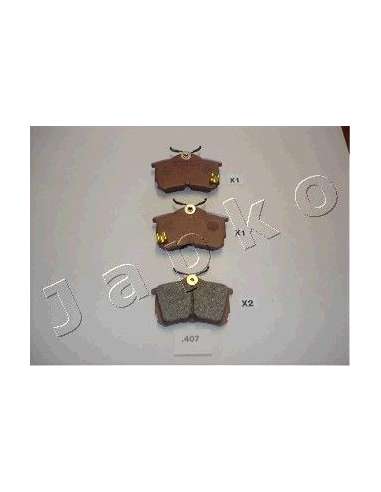 Juego de pastillas de freno Tras. Japko 51407 - JAPKO JGO. PASTILLAS FRENO