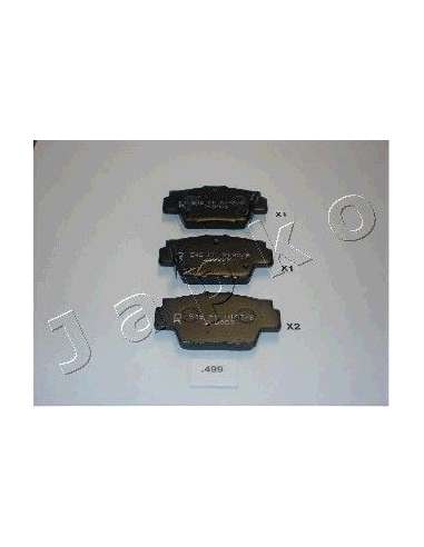 Juego de pastillas de freno Tras. Japko 51499 - JAPKO JGO. PASTILLAS FRENO