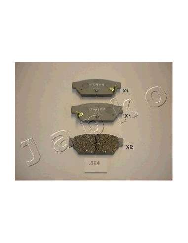 Juego de pastillas de freno Tras. Japko 51504 - JAPKO JGO. PASTILLAS FRENO
