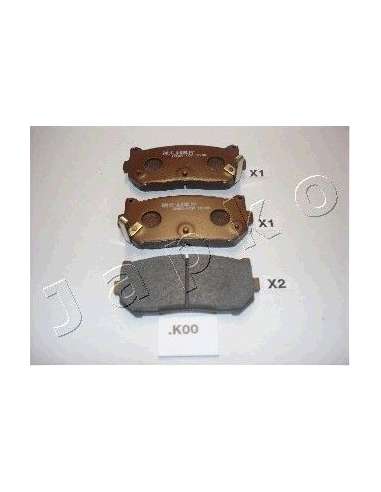 Juego de pastillas de freno Tras. Japko 51K00 - JAPKO JGO. PASTILLAS FRENO