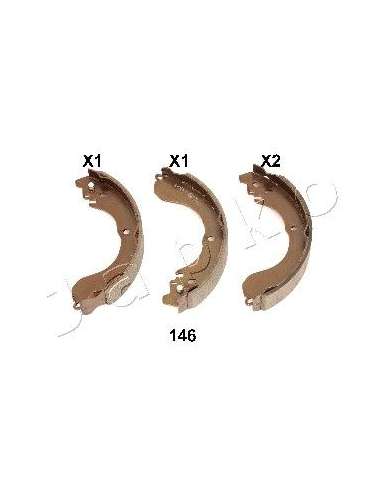 Juego de zapatas de frenos Tras. Japko 55146 - JAPKO JGO. ZAPATAS FRENO IPS Parts
