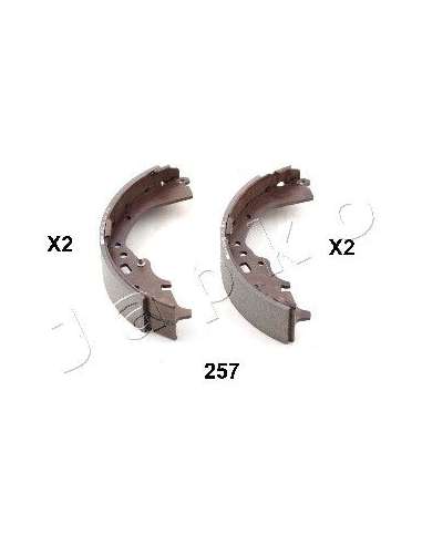 Juego de zapatas de frenos Tras. Japko 55257 - JAPKO JGO. ZAPATAS FRENO IPS Parts