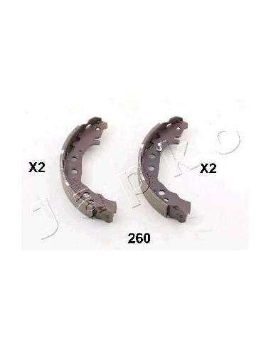 Juego de zapatas de frenos Tras. Japko 55260 - JAPKO JGO. ZAPATAS FRENO IPS Parts