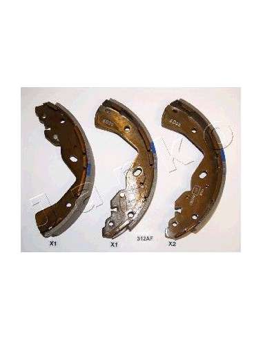 Juego de zapatas de frenos Tras. Japko 55312 - JAPKO JGO. ZAPATAS FRENO IPS Parts