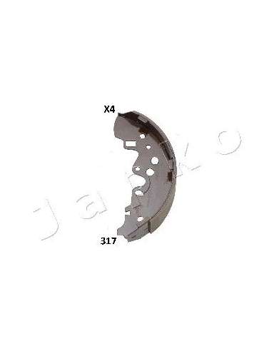 Juego de zapatas de frenos Tras. Japko 55317 - JAPKO JGO. ZAPATAS FRENO IPS Parts