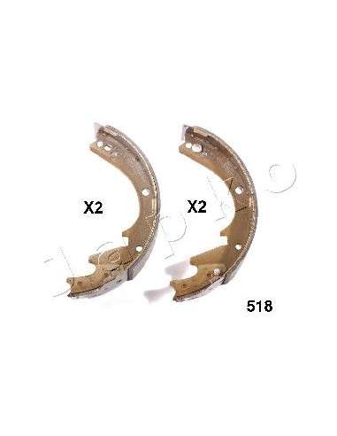 Juego de zapatas de frenos Tras. Japko 55518 - JAPKO JGO. ZAPATAS FRENO IPS Parts