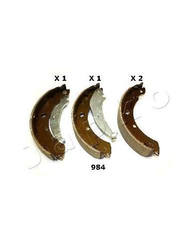 Juego de zapatas de frenos Tras. Japko 55984 - JAPKO JGO. ZAPATAS FRENO IPS Parts