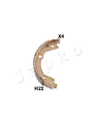 Juego de zapatas de frenos, freno de estacionamiento Japko 55H22 - Brake Shoe Set, parking brake