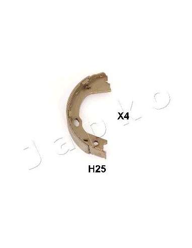 Juego de zapatas de frenos, freno de estacionamiento Japko 55H25 - Brake Shoe Set, parking brake